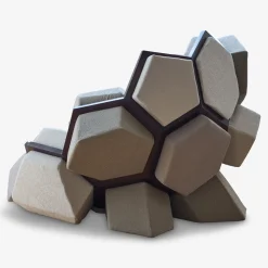 Biosofa Armchairs<Quartz Ecological Armchair by CRTL ZAK and Davide Barzaghi
