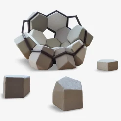 Biosofa Armchairs<Quartz Ecological Armchair by CRTL ZAK and Davide Barzaghi