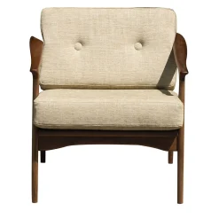 Dale Italia Lounge Chairs<Quiete Walnut Lounge Chair #1