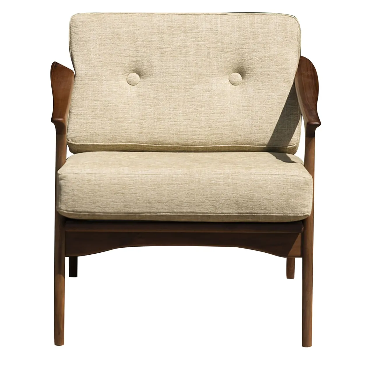 Dale Italia Lounge Chairs<Quiete Walnut Lounge Chair #1