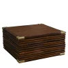 Molto Collectibles Coffee Tables<Raccordi Series Bamboo & Brass Coffee Table