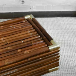 Molto Collectibles Coffee Tables<Raccordi Series Bamboo & Brass Coffee Table