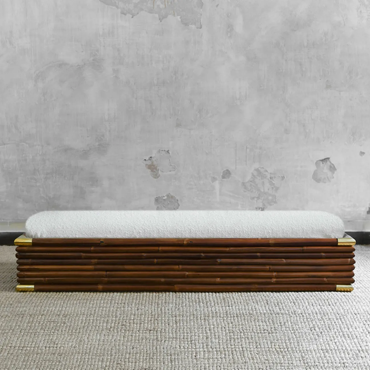 Molto Collectibles Benches<Raccordi Series Bamboo & Brass Bench