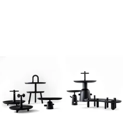 Cassina Side Tables<Réaction Poétique by Jaime Hayon - Black Ashwood Low Table #1