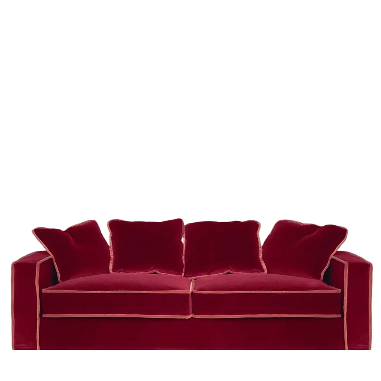 Biosofa Sofas<RAFAELLA BIO red and orange 3-seater SOFA