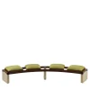 Fratelli Boffi Benches<Rail 4-Seat Curved Bench by Lorenza Bozzoli