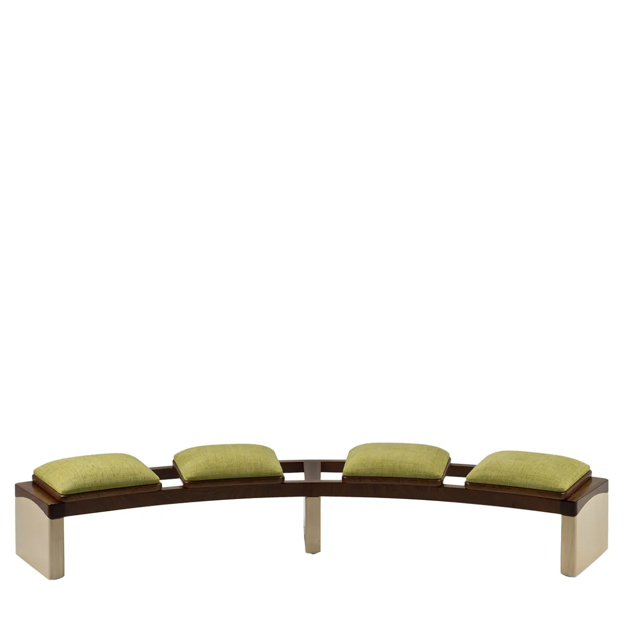 Fratelli Boffi Benches<Rail 4-Seat Curved Bench by Lorenza Bozzoli