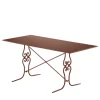Dante Negro Outdoor Dining Tables<Ramorama Rectangular Wrought Iron Light-Brown Table