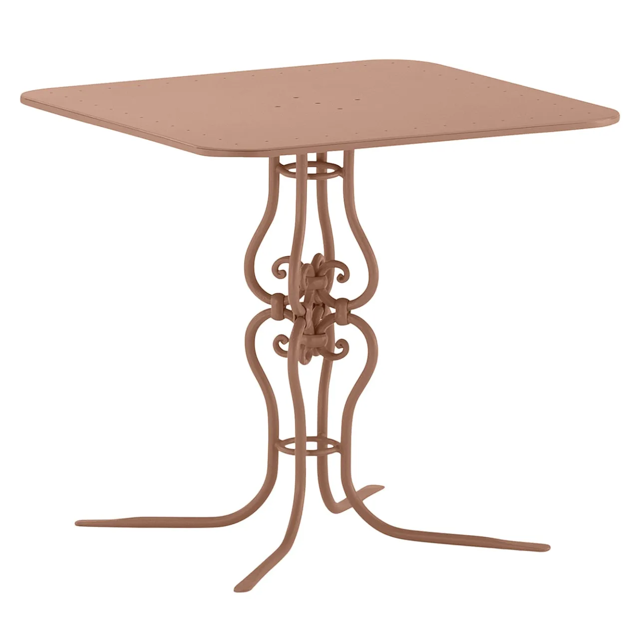 Dante Negro Outdoor Coffee Tables<Ramorama Wrought Iron Square Light-Brown Table