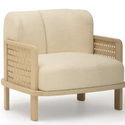 Billiani 1911 Armchairs<Raquette 180 Beige Armchair by Cristina Celestino