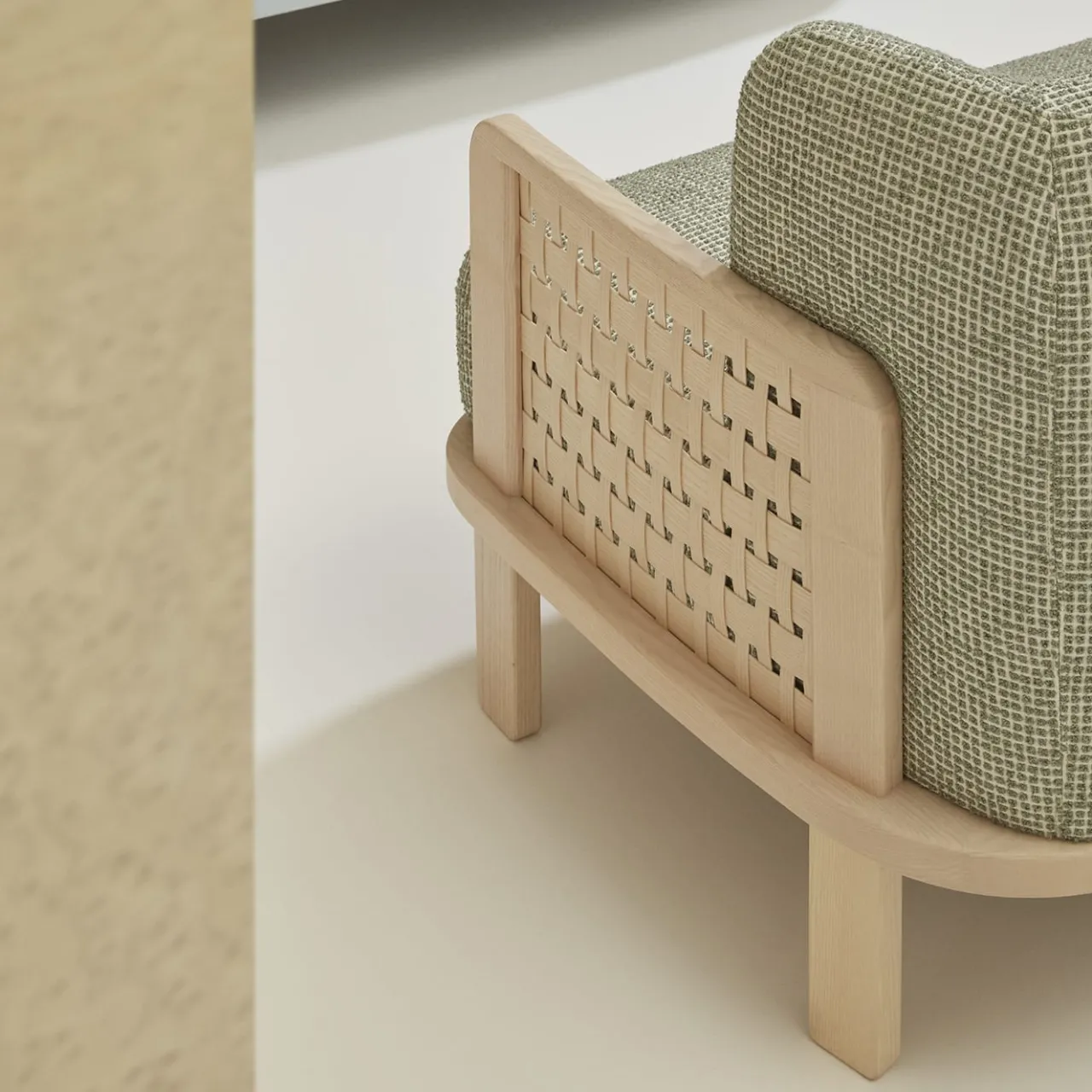 Billiani 1911 Sofas<Raquette 181 Green Sofa by Cristina Celestino