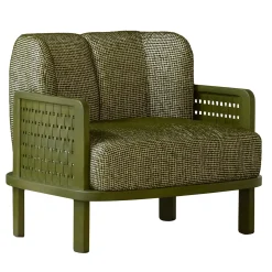 Billiani 1911 Armchairs<Raquette 180 Green-stained Ash Armchair by Cristina Celesti