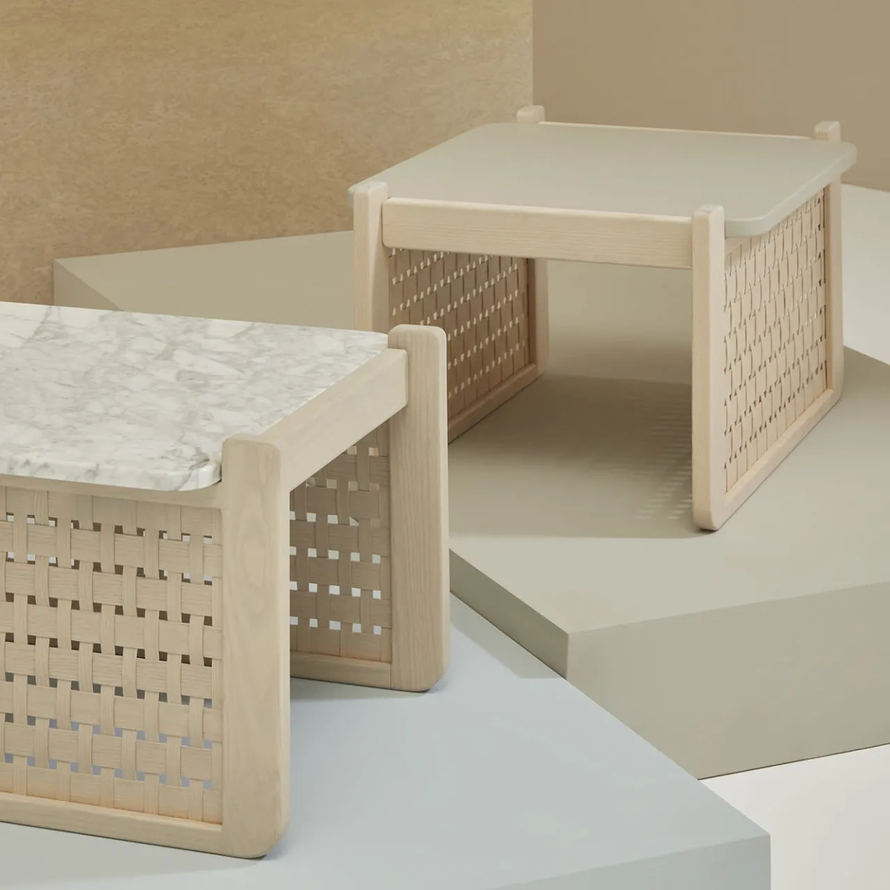 Billiani 1911 Coffee Tables<Raquette 183 Silk-Gray Top Coffee Table by Cristina Celestino