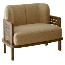 Billiani 1911 Armchairs<Raquette 180 Tobacco-stained Ash Armchair by Cristina Celestino