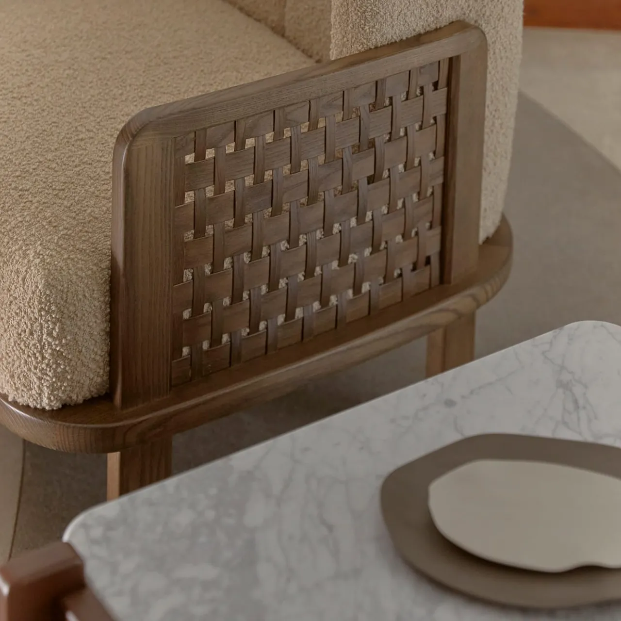 Billiani 1911 Armchairs<Raquette 180 Tobacco-stained Ash Armchair by Cristina Celestino
