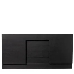 Paolo Pallucco Sideboards Buffets<Rastrero Black Lacquered Oak Sideboard