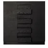 Paolo Pallucco Cabinets<Rastrero Black Lacquered Oak Cabinet