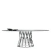 Zanaboni Dining Tables<Ray Ed/20 353 Chrome Dining Table By Stefano Bettio