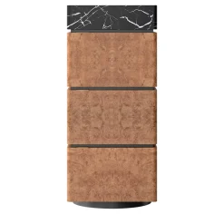 Ultramobili Bar Cabinets<RC Wood Burl Bar Cabinet