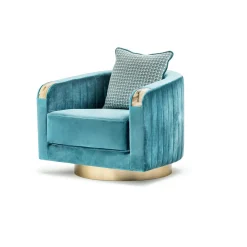 Arcahorn Armchairs<Rea Swivel Armchair by Filippo Dini