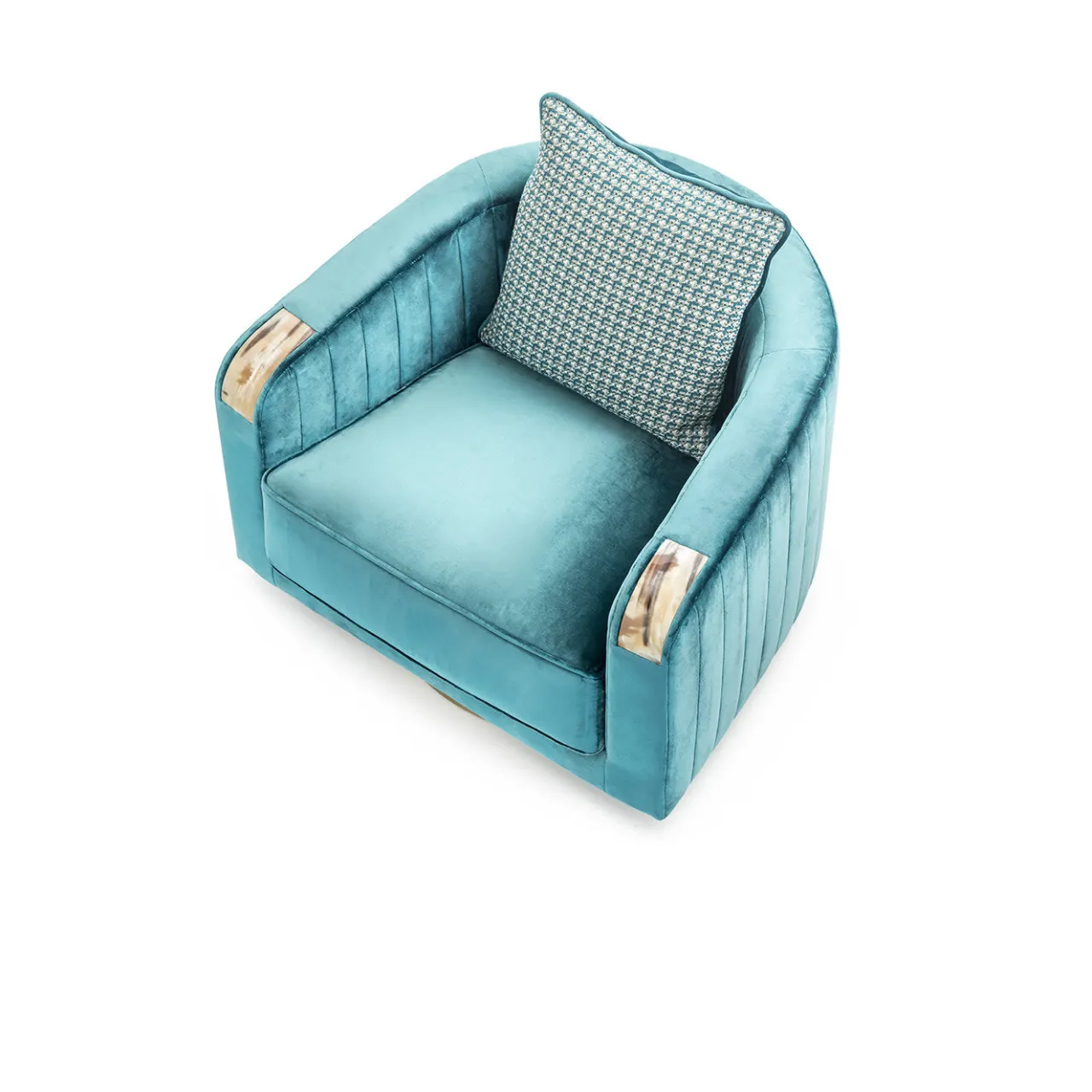 Arcahorn Armchairs<Rea Swivel Armchair by Filippo Dini