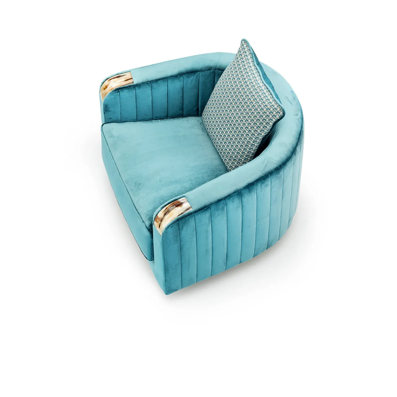 Arcahorn Armchairs<Rea Swivel Armchair by Filippo Dini