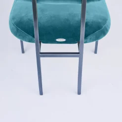 Biosofa Chairs<Rebecca Bio Bluish Green Velvet Dining Chair