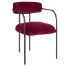 Biosofa Chairs<Rebecca Bio Red Couture Velvet Dining Chair