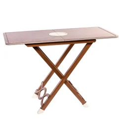 Marricreo Bistro Tables<Rectangular Bistro Table with Case and Cream Rope