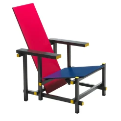 Cassina Lounge Chairs<Red & Blue by Gerrit T. Rietveld