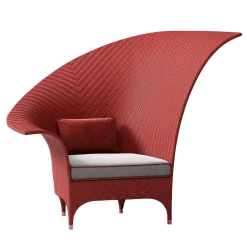CPRN Homood Outdoor Armchairs<Red Bergere Armchair