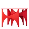 Fratelli Dutto Consoles<Red-Lacquered MDF Console tribute to Paolo Scheggi