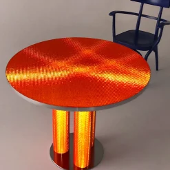 Bottos Design Italia by Sebastiano Bottos Bistro Tables<Reflective Collection - round Bistro table