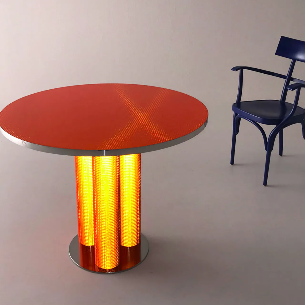 Bottos Design Italia by Sebastiano Bottos Bistro Tables<Reflective Collection - round Bistro table