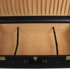 Terrida Trunks<Regale Quilted Large Black Suitcase