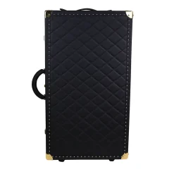 Terrida Trunks<Regale Quilted Medium Black Suitcase