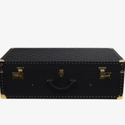 Terrida Trunks<Regale Quilted Medium Black Suitcase