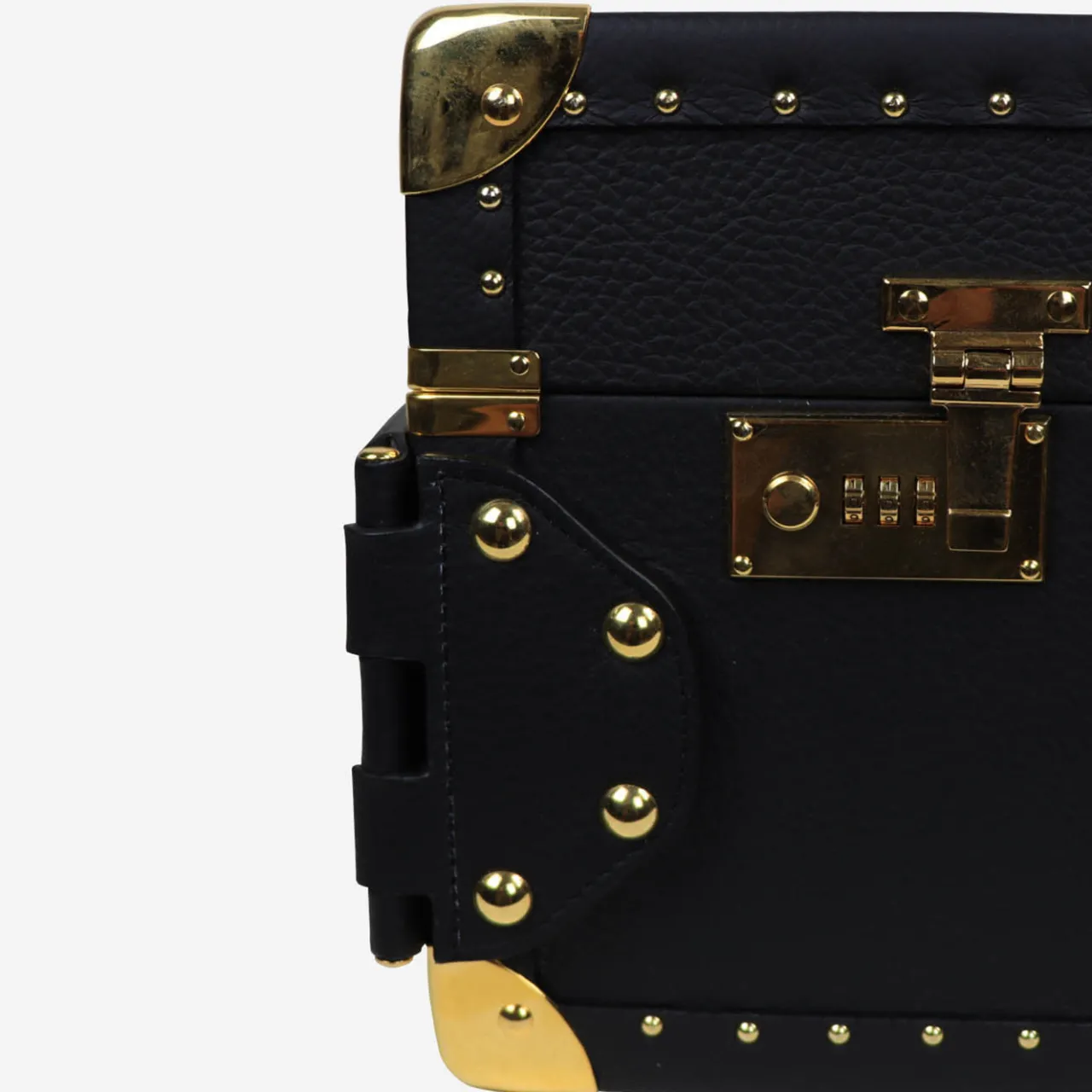 Terrida Trunks<Regale Quilted Small Black Suitcase
