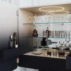 Ultramobili Bar Cabinets<Regis 2-Door Gradient Bar Cabinet