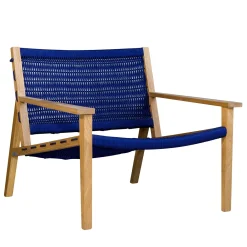 Impagliando Armchairs<Regular Cobalt Blue Armchair