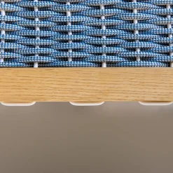 Impagliando Chaises<Regular Light Blue Lounger