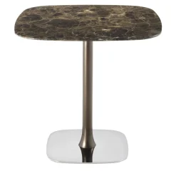 Enrico Pellizzoni Bistro Tables<Rendez-Vous Brown Marble Bistro Table