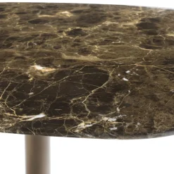 Enrico Pellizzoni Bistro Tables<Rendez-Vous Brown Marble Bistro Table