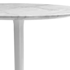 Enrico Pellizzoni Bistro Tables<Rendez-Vous White Marble Bistro Table