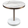 Salvatori Bistro Tables<Rene Bistro Table in Bianco Nuvolato Lost Stone by Piero Lissoni