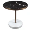 Salvatori Bistro Tables<Rene Bistro Table in Nero Marquinia Marble by Piero Lissoni