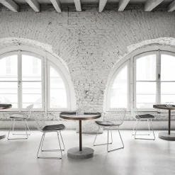 Salvatori Bistro Tables<Rene Bistro Table in Nero Marquinia Marble by Piero Lissoni