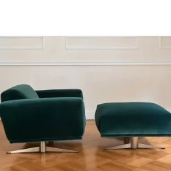 DOM Edizioni Ottomans & Poufs<Renee Emerald Pouf