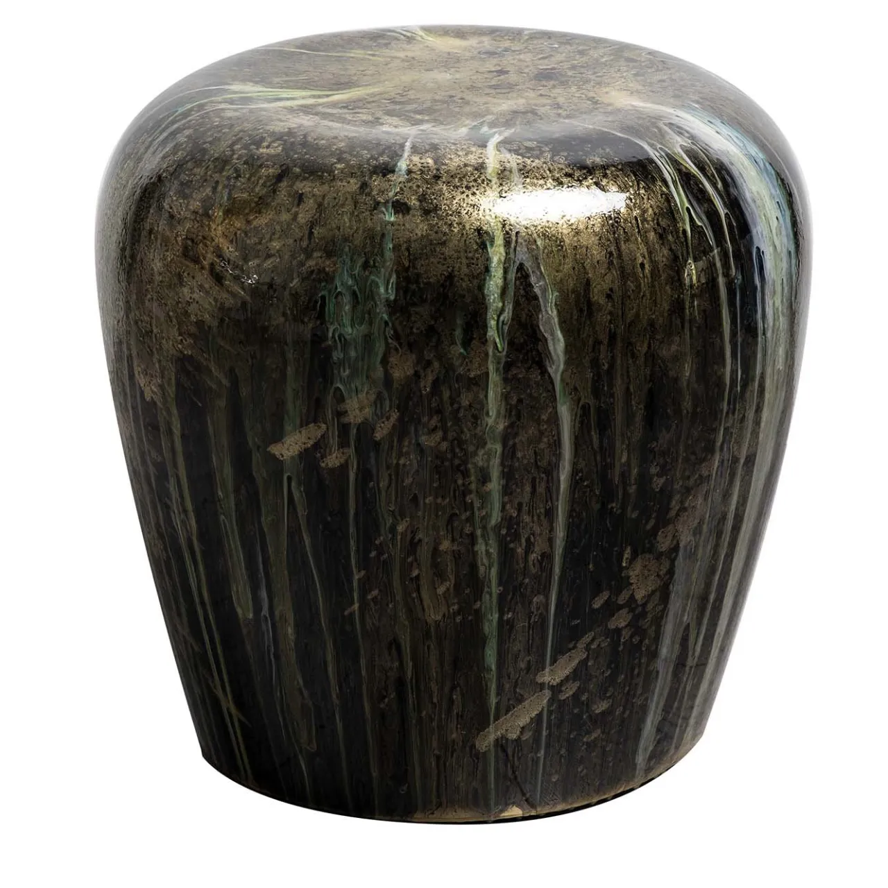 BAU Design Ottomans & Poufs<Resin Drip Pouf