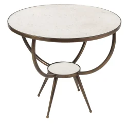 Selezioni Domus Bistro Tables<Retrò Oval Brass Bistrò Table